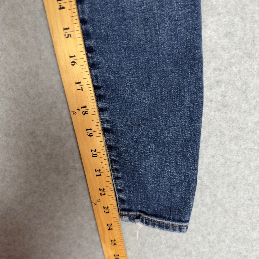 Good American Good Legs Distressed Skinny Jeans Medium Wash Size 2/26 - Picture 5 of 8